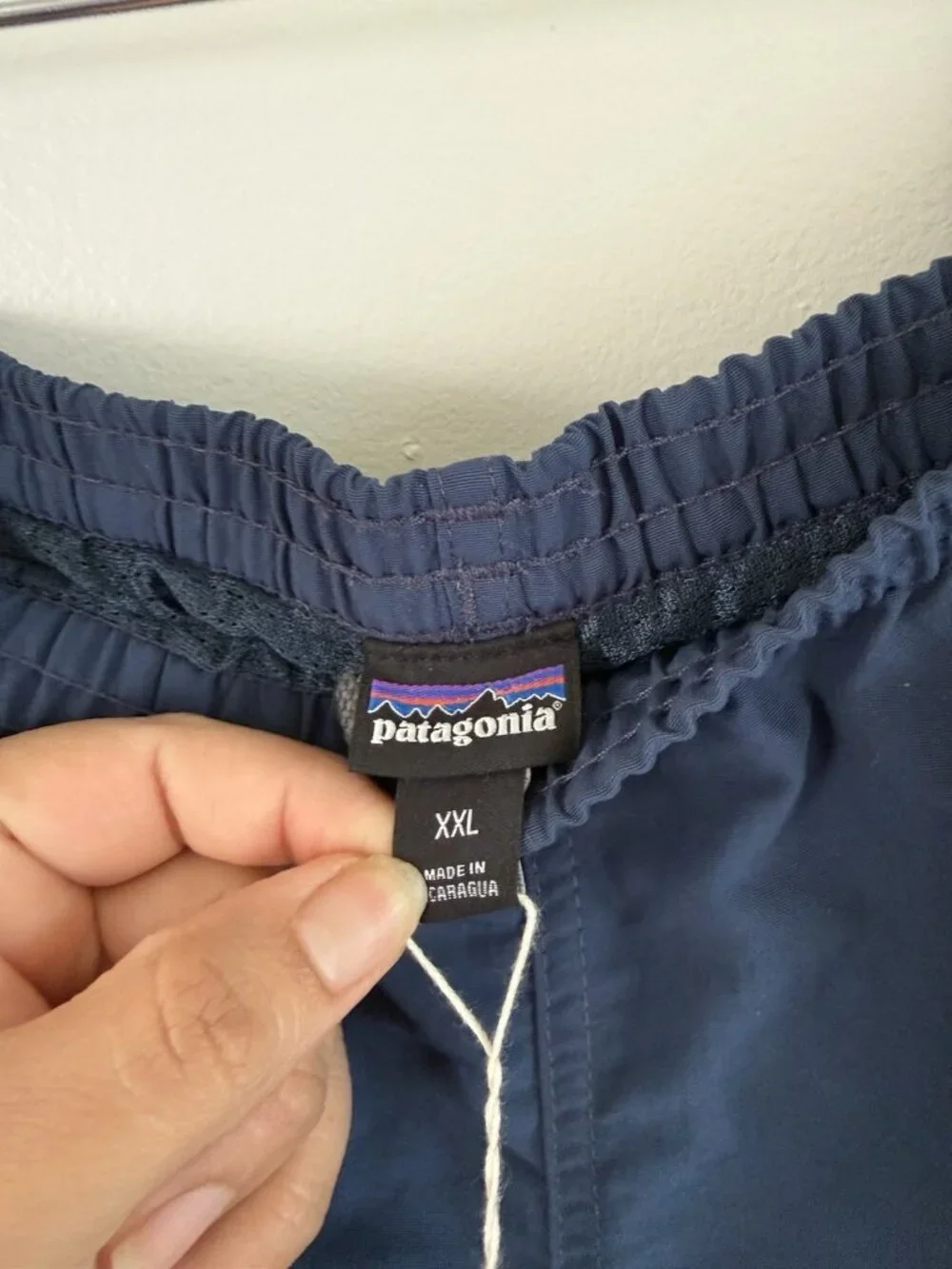 Patagonia Men’s Baggies Longs 7” Tidepool Blue Lined Swim Beach Outdoor NWT XXL